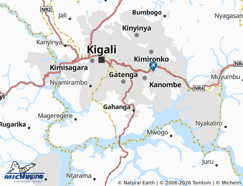 Mapa MICHELIN Nyanza - ViaMichelin