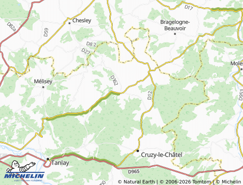 Mapa MICHELIN Villon - ViaMichelin
