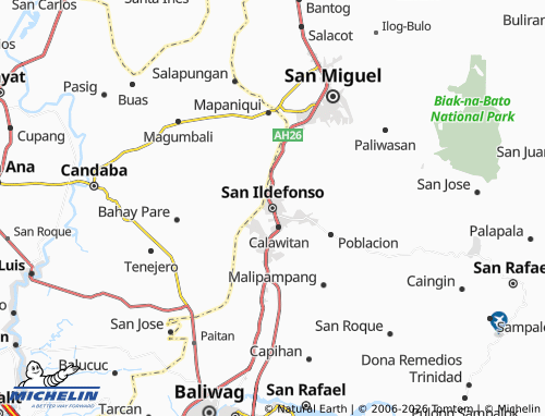 MICHELIN San Ildefonso map - ViaMichelin