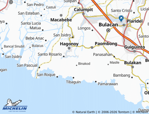 MICHELIN Santa Elena map - ViaMichelin