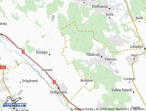 MICHELIN Iorcani map - ViaMichelin