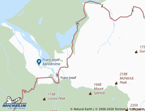 Mapa MICHELIN Waiho - ViaMichelin