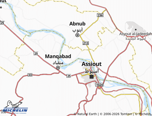 Mapa MICHELIN al-'Akrad - ViaMichelin