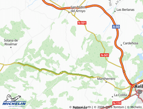 Mappa MICHELIN Bularros - ViaMichelin