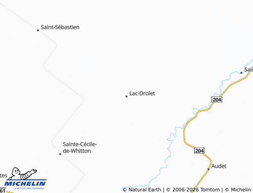 MICHELIN-Landkarte Lac-Drolet - ViaMichelin
