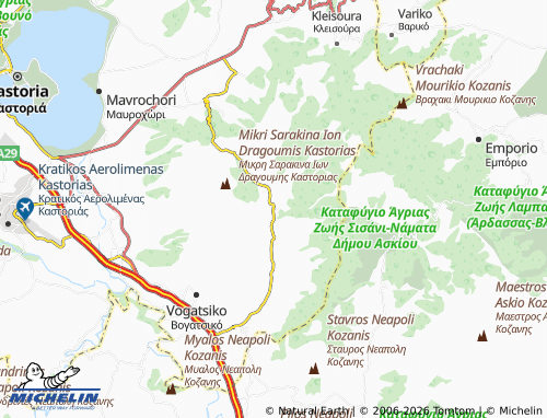 Carte MICHELIN Germas - ViaMichelin