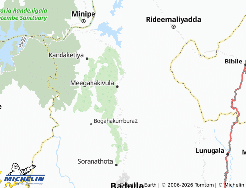 Mappa MICHELIN Akurukaduwa - ViaMichelin