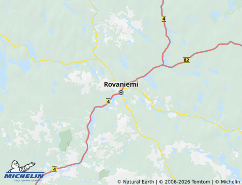 Mappa MICHELIN Lapponia - ViaMichelin