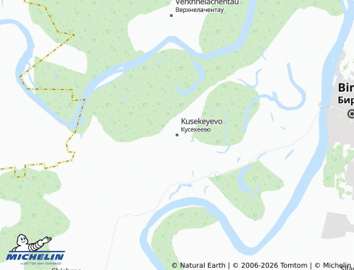 MICHELIN-Landkarte Kusekeyevo - ViaMichelin