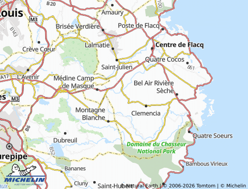 MICHELIN-Landkarte Camp de Masque Pave - ViaMichelin