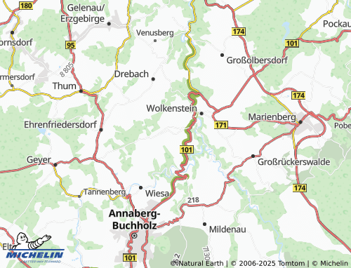 Mapa MICHELIN Falkenbach - ViaMichelin