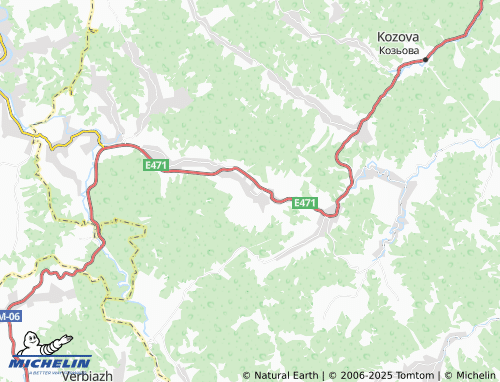 MICHELIN Dolynivka map - ViaMichelin