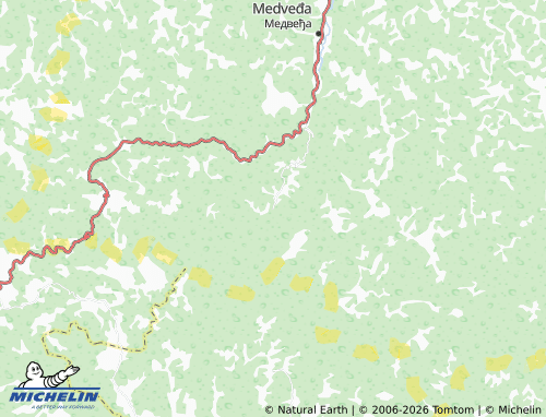 Mapa MICHELIN Borovac - ViaMichelin