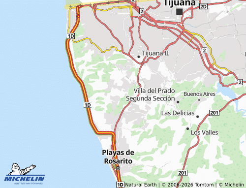 Mapa MICHELIN Los Sauces - ViaMichelin