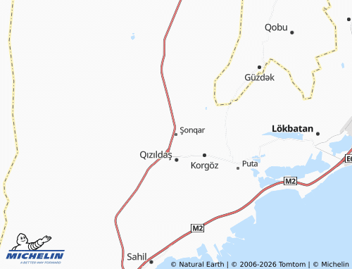 Carte MICHELIN Şonqar - ViaMichelin