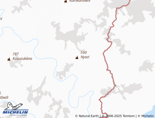 MICHELIN Esiqhumeni map - ViaMichelin
