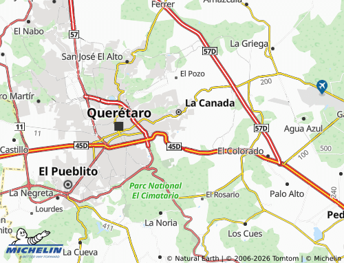 Kaart MICHELIN Residencial del Parque, Arrayanes - ViaMichelin