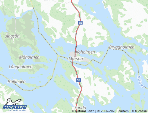 Mapa MICHELIN Märsön - ViaMichelin