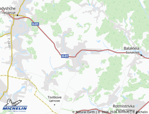 MICHELIN Orlovets map - ViaMichelin