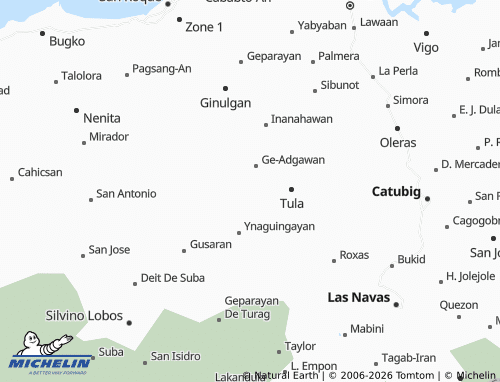 MICHELIN Senonogan map - ViaMichelin