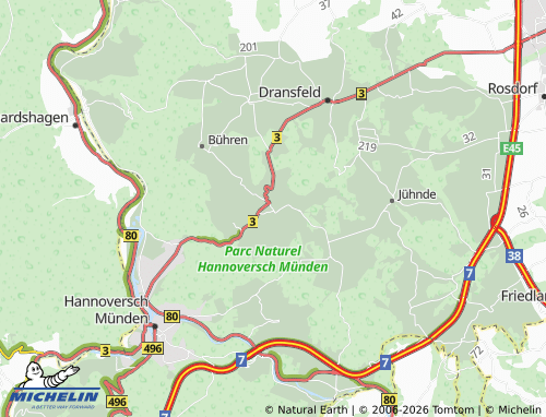 MICHELIN Scheden map - ViaMichelin