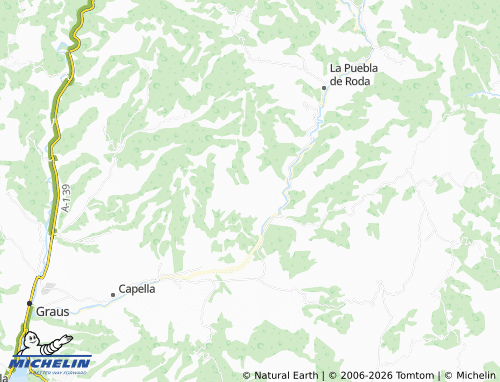MICHELIN Güell map - ViaMichelin
