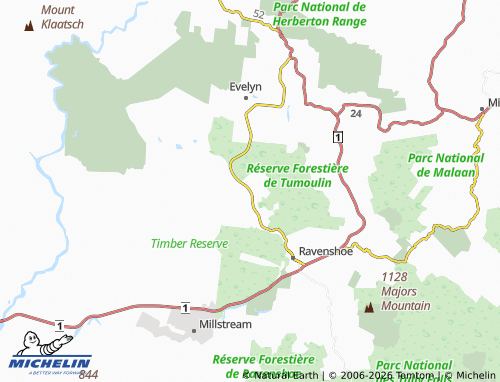 MICHELIN Tumoulin map - ViaMichelin