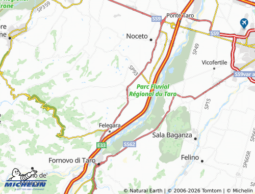 Mappa MICHELIN Medesano - ViaMichelin