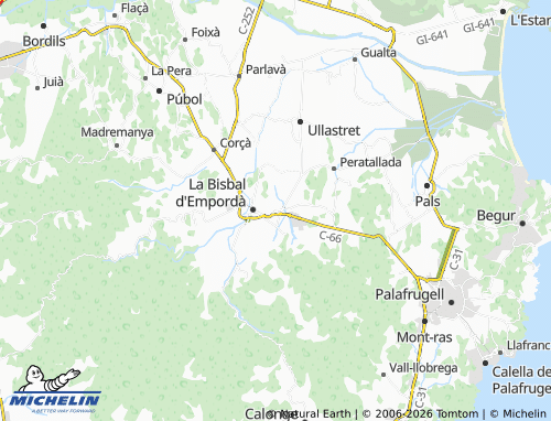 Kaart MICHELIN Vulpellac - ViaMichelin