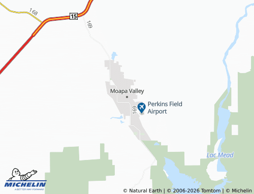 Mapa MICHELIN Moapa Valley - ViaMichelin