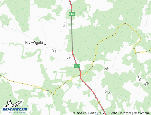 MICHELIN-Landkarte Jädivere - ViaMichelin