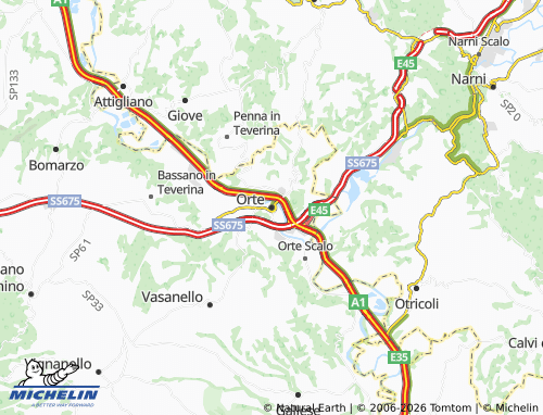 MICHELIN Orte map - ViaMichelin