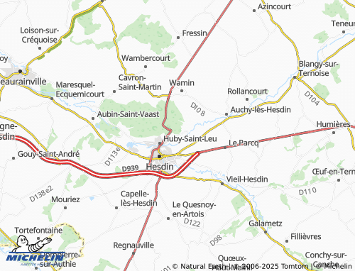 MICHELIN Le Petit Saint-Leu map - ViaMichelin