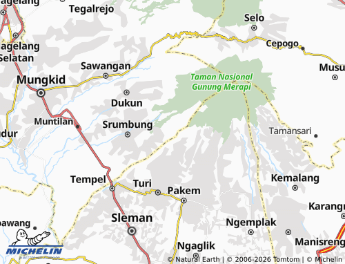 Mapa MICHELIN Kaliurang - ViaMichelin