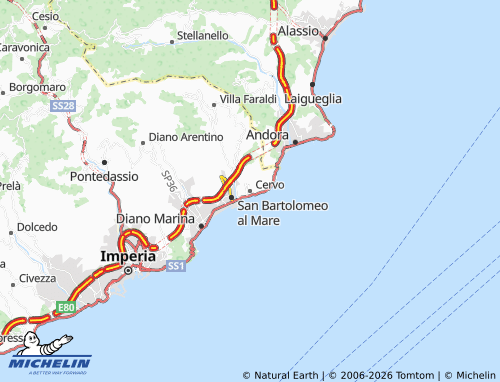 Mapa MICHELIN Cervo - ViaMichelin