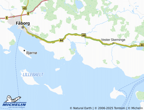 MICHELIN-Landkarte Dybskrog - ViaMichelin