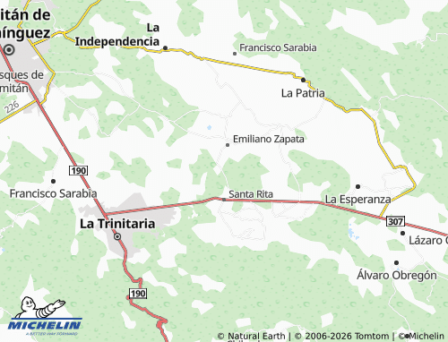 Mappa MICHELIN El Nuevo Progreso - ViaMichelin