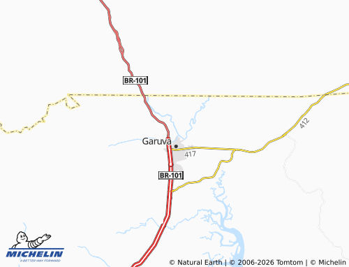 Mapa MICHELIN Garuva Acima - ViaMichelin