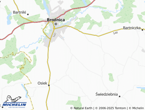 Carte MICHELIN Szczuka - ViaMichelin