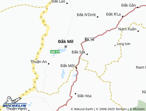 MICHELIN Đức Minh map - ViaMichelin