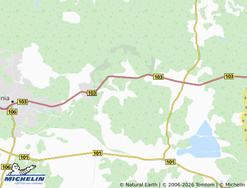MICHELIN Dėdoniškės map - ViaMichelin