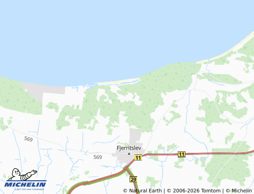 Mapa MICHELIN Kollerup Klit - ViaMichelin