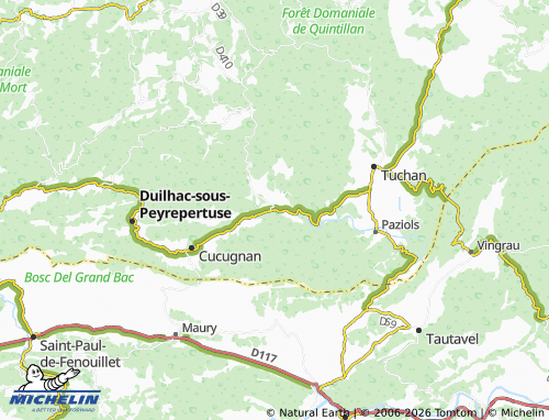 Mappa MICHELIN Padern - ViaMichelin