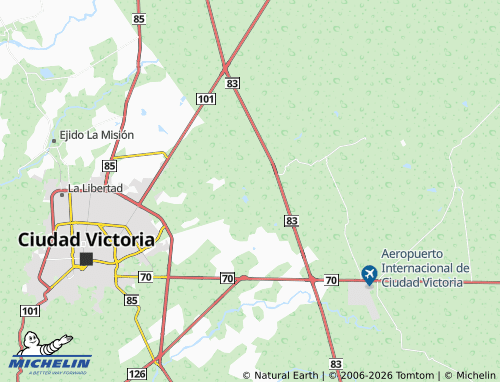 MICHELIN Dieciocho de Marzo map - ViaMichelin