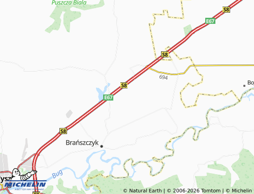 MICHELIN Knurowiec map - ViaMichelin