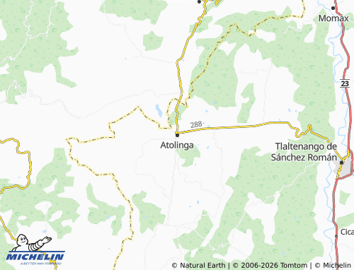 Kaart MICHELIN Atolinga - ViaMichelin