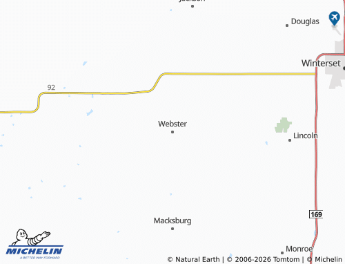 Carte MICHELIN Webster - ViaMichelin