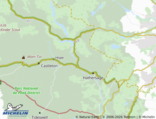 Carte MICHELIN Bamford - ViaMichelin