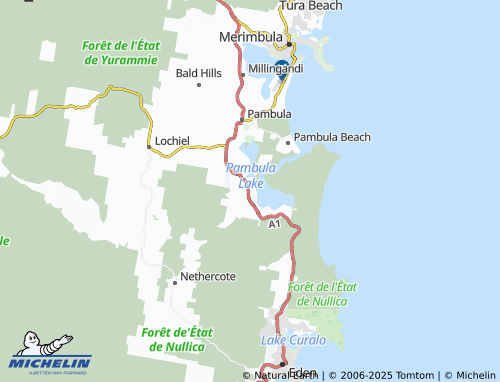 MICHELIN Broadwater map - ViaMichelin