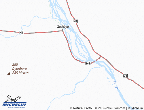 Mappa MICHELIN Zara Kwara - ViaMichelin